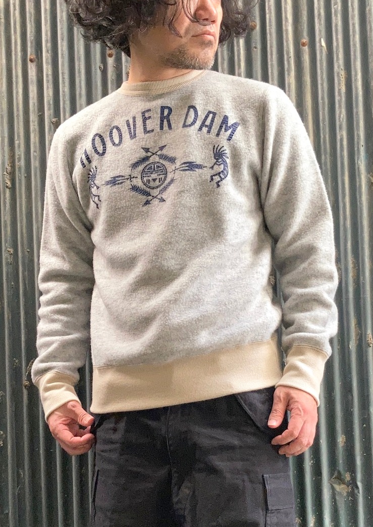 画像: 【GUNZ】 HOOVER DAM Crew neck Fleece 商品アップ完了です。