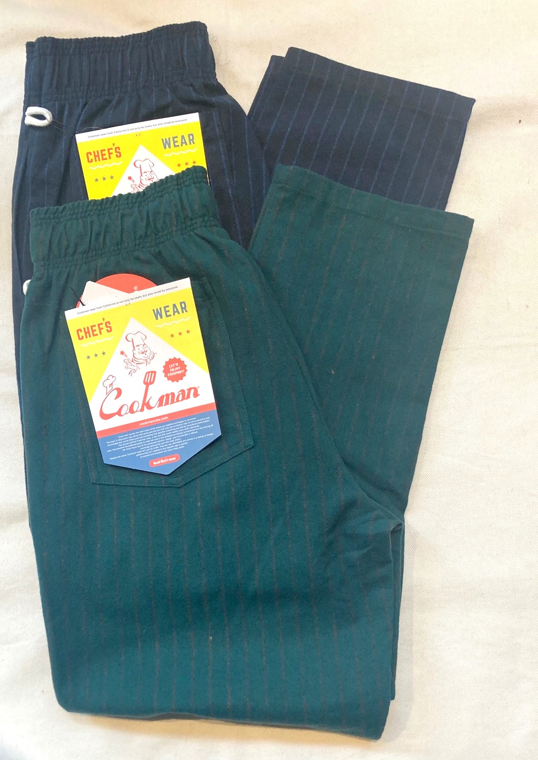 画像: 【Cookman】 Light Tweed Stripe Chef Pants 商品の紹介です。