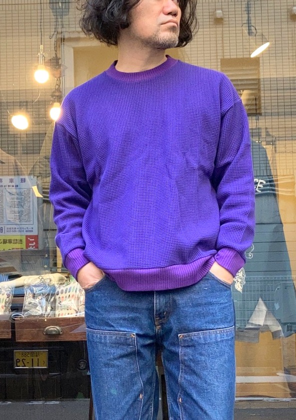 画像: 【gym master】 Waffle Crew-neck 商品アップ完了です。