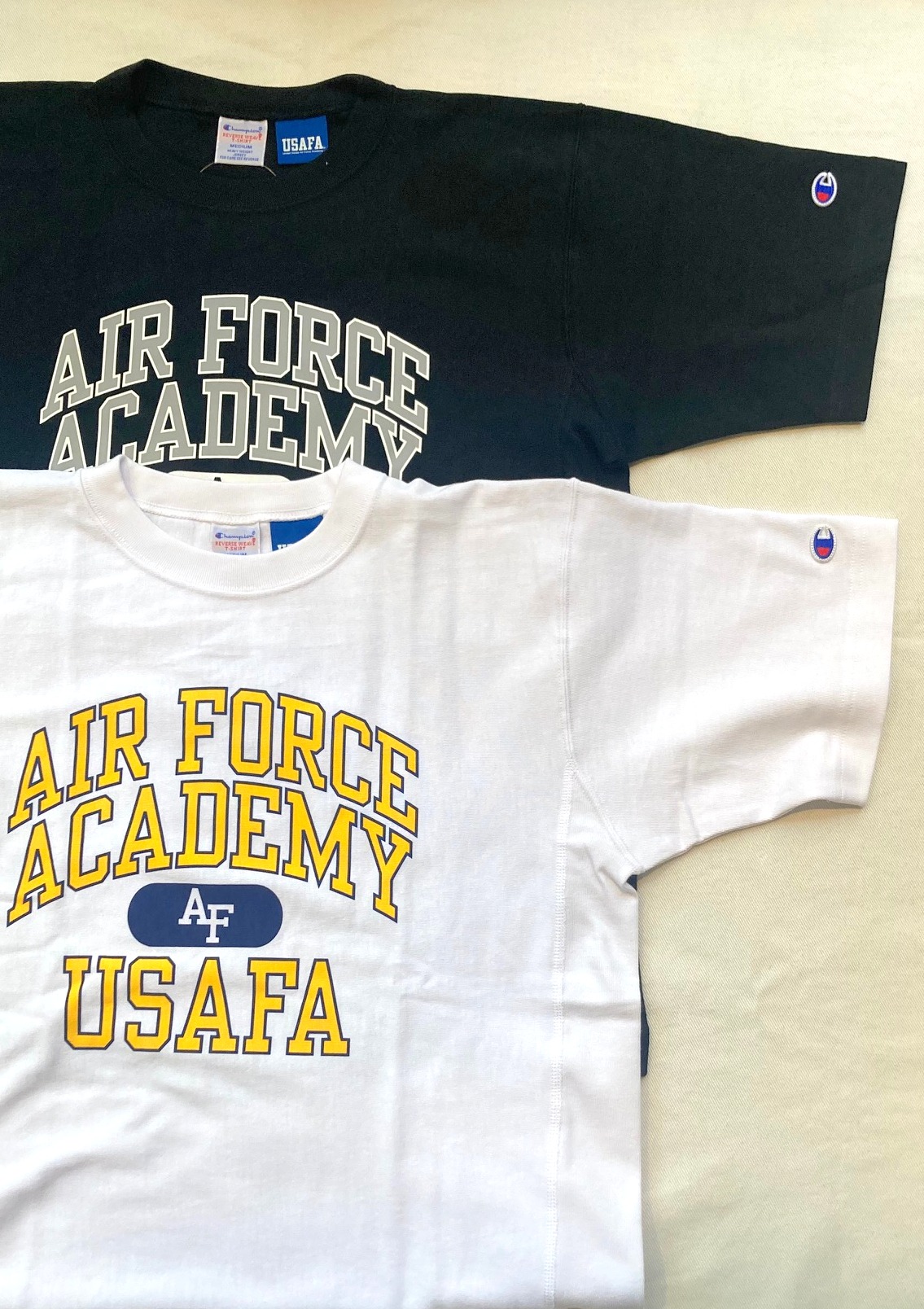 画像: 【champion】 9.4oz Jersey Reverse weave Short sleeve Tee Relax Fit/ USAFA 商品アップ完了です。