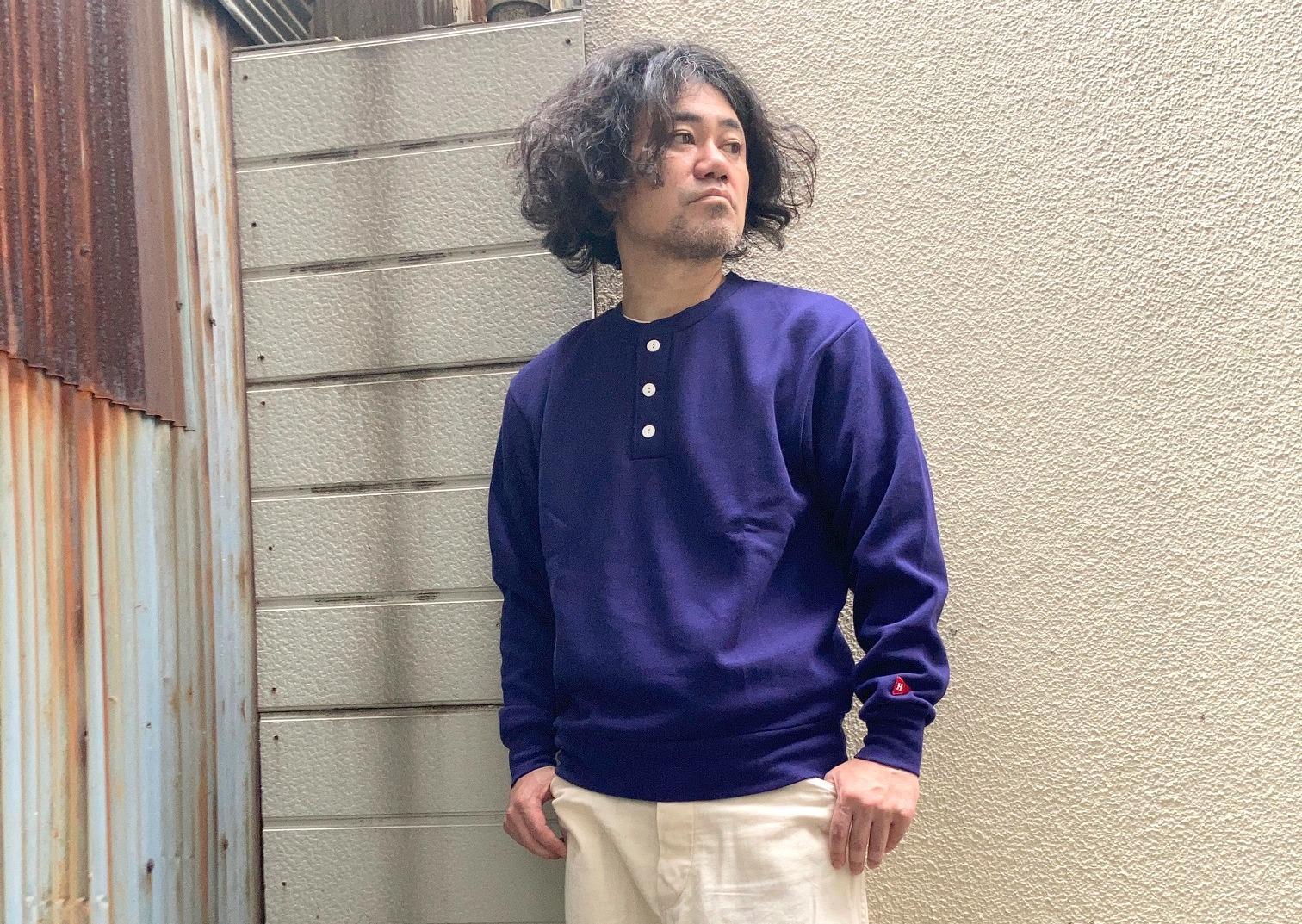 画像: 【Healthknit】 Classic Sweat Henley-neck 新色が入荷しました。