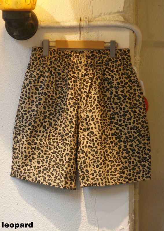 画像: 【cook man chef short pants leopard】クックマン シェフ ショートパンツ (2カラー展開)