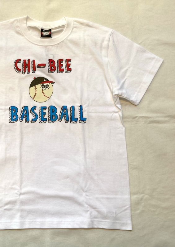 画像1: 【SCREEN STARS×CHI-BEE BASEBALL Short-sleeve Tee】スクリーンスターズ×チービー ベースボール 半袖Tee(white)