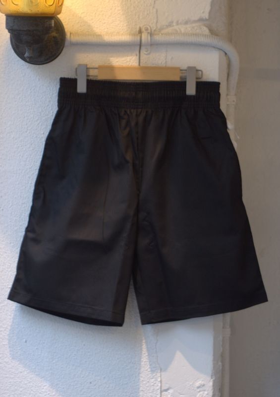 画像: 【cook man chef short pants】クックマン シェフ ショートパンツ (black)