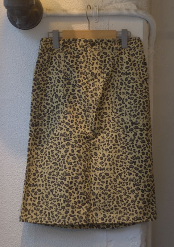 画像: 【cook man Baker's Skirt 】クックマン ベーカーズ スカート (leopard)