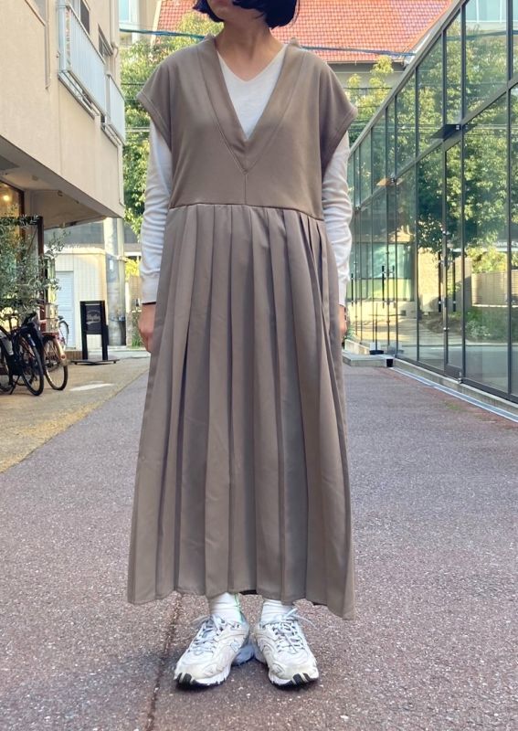 画像: 【Konomi Remake One-piece】コノミ リメイク ワンピース(beige)