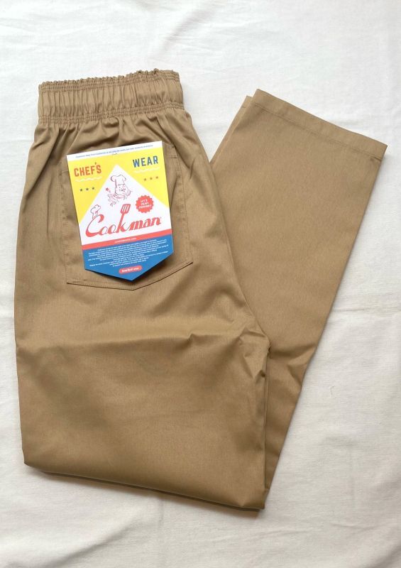 画像1: 【Cookman Chef Pants Peanuts】クックマン シェフパンツ ピーナッツ(beige)