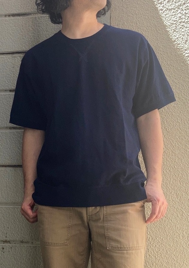 画像: 【gym master 6.4oz Indigo Crew-neck S/S Tee】ジムマスター 6.4オンス インディゴ天竺クルーネック 半袖(one wash)