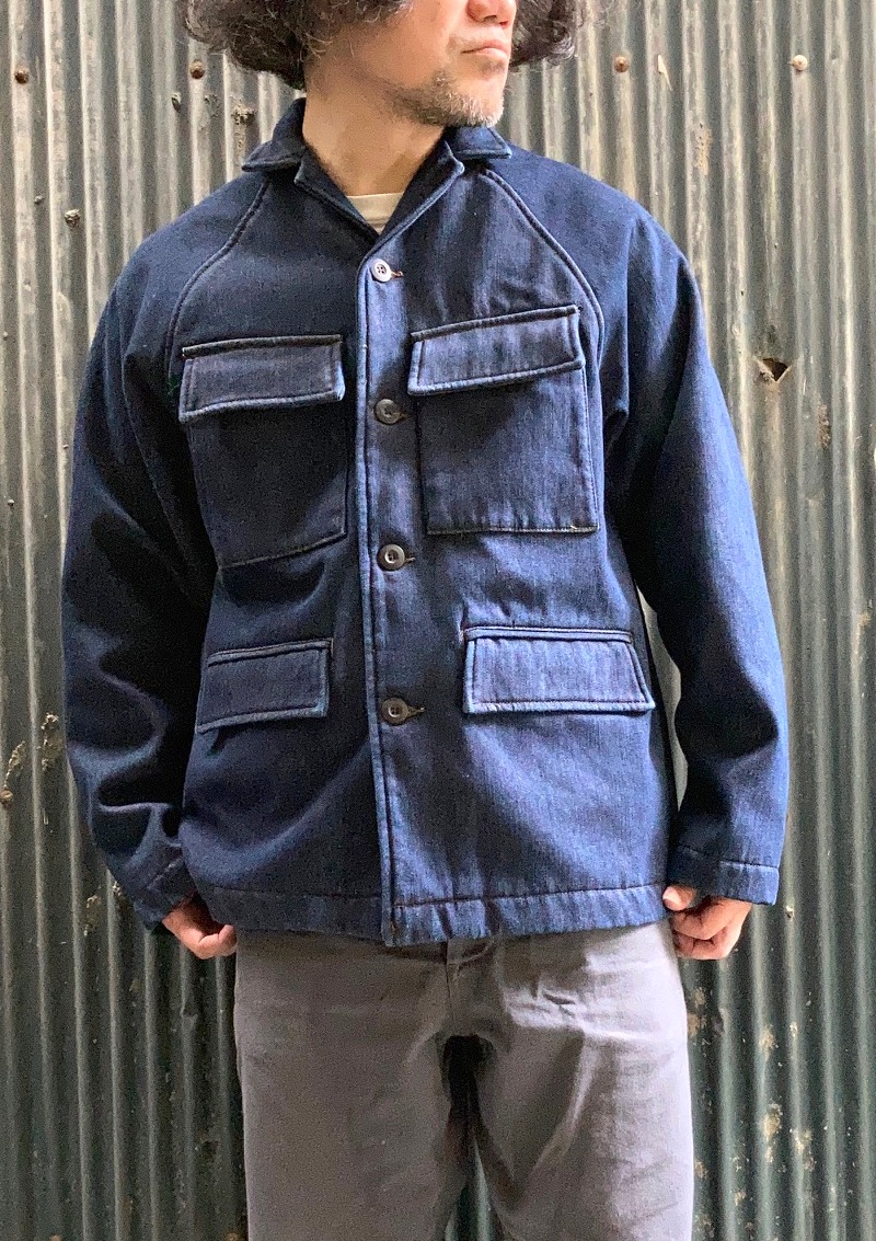 画像: 【gym master Bonding Flap Pocket Jacket】ジムマスター ボンディング デニム/カツラギ フラップポケット ジャケット(2カラー展開)