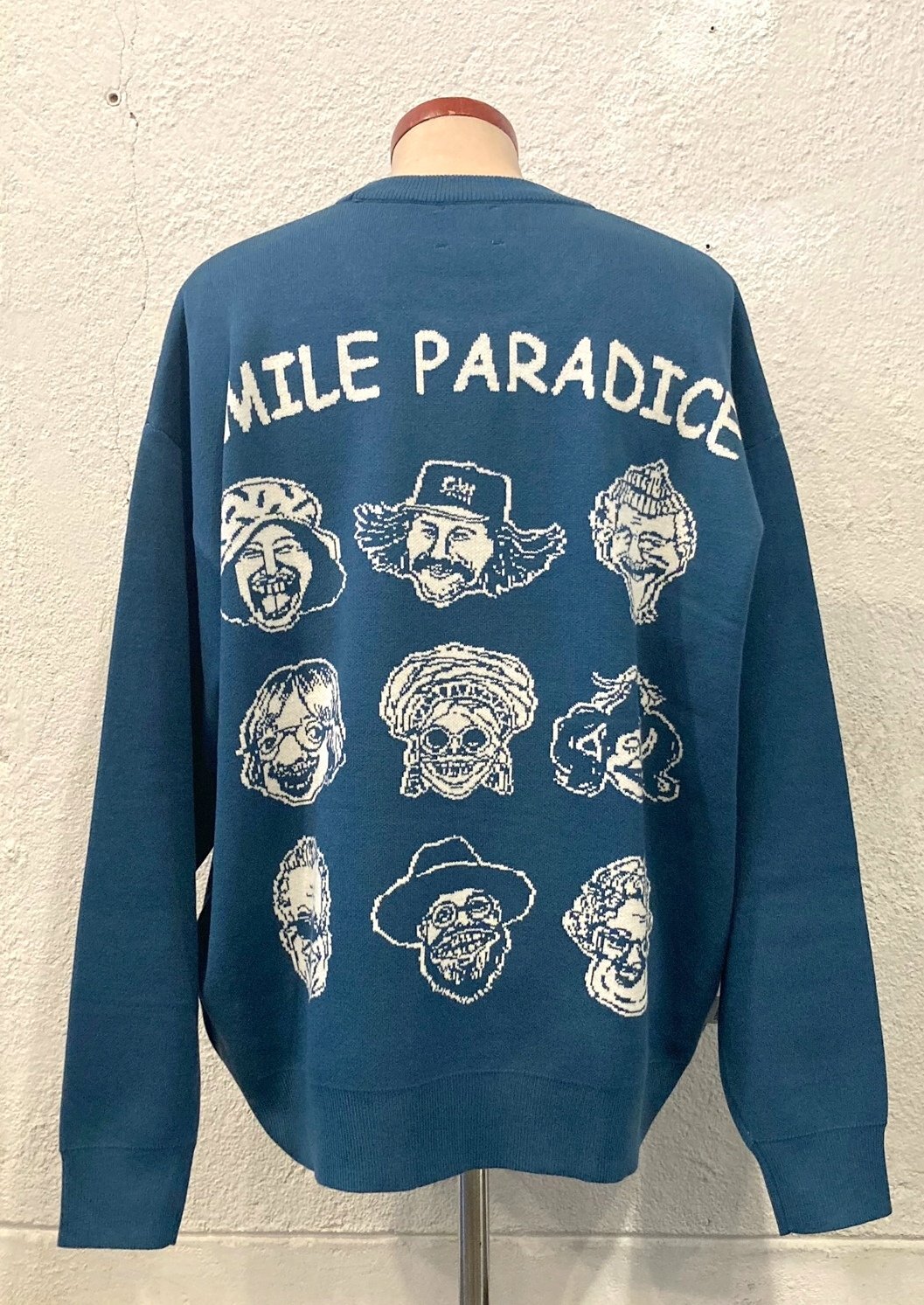 画像: 【gym master Jacquard Knit/ SMILE PARADICE】ジムマスター ジャガードニット(2カラー展開)