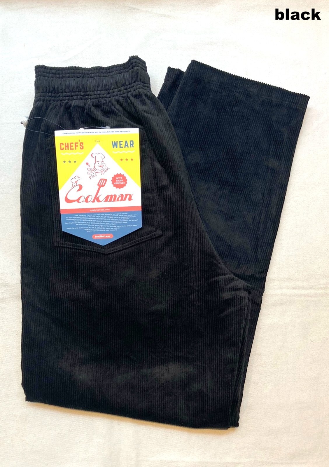 画像: 【Cookman Corduroy Chef Pants 】クックマン コーデュロイ シェフパンツ(3カラー展開)