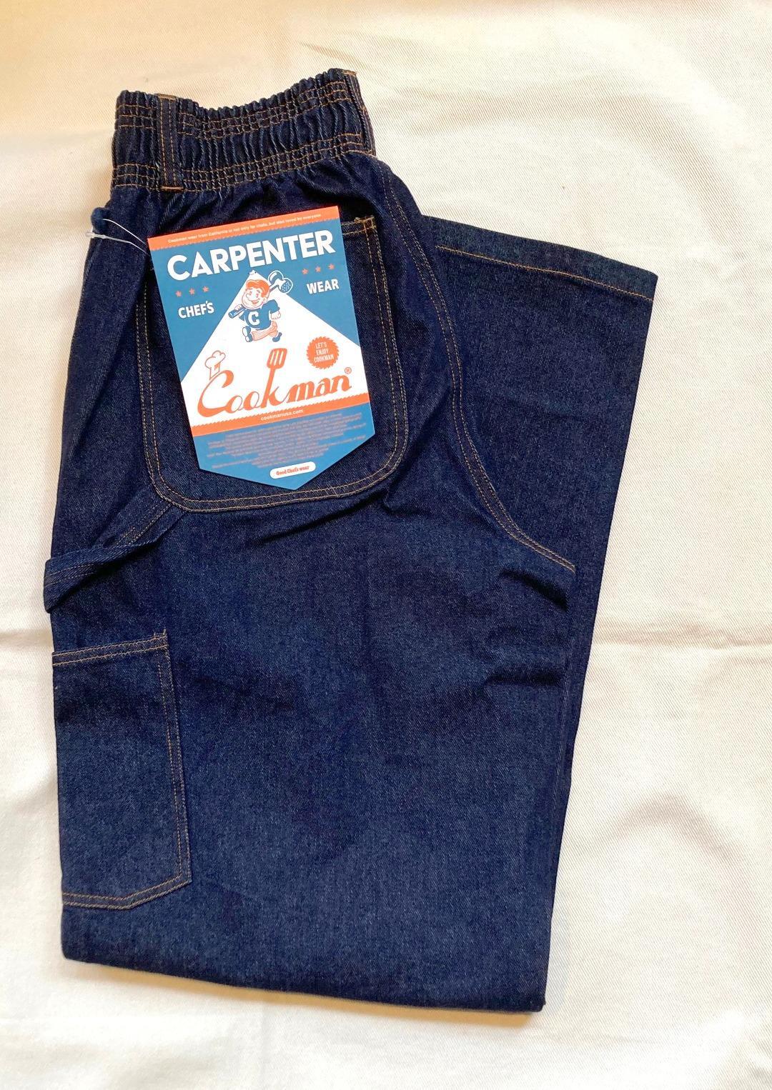 画像1: 【Cookman Carpenter's Pants Denim】クックマン カーペンターズ パンツ デニム(navy)