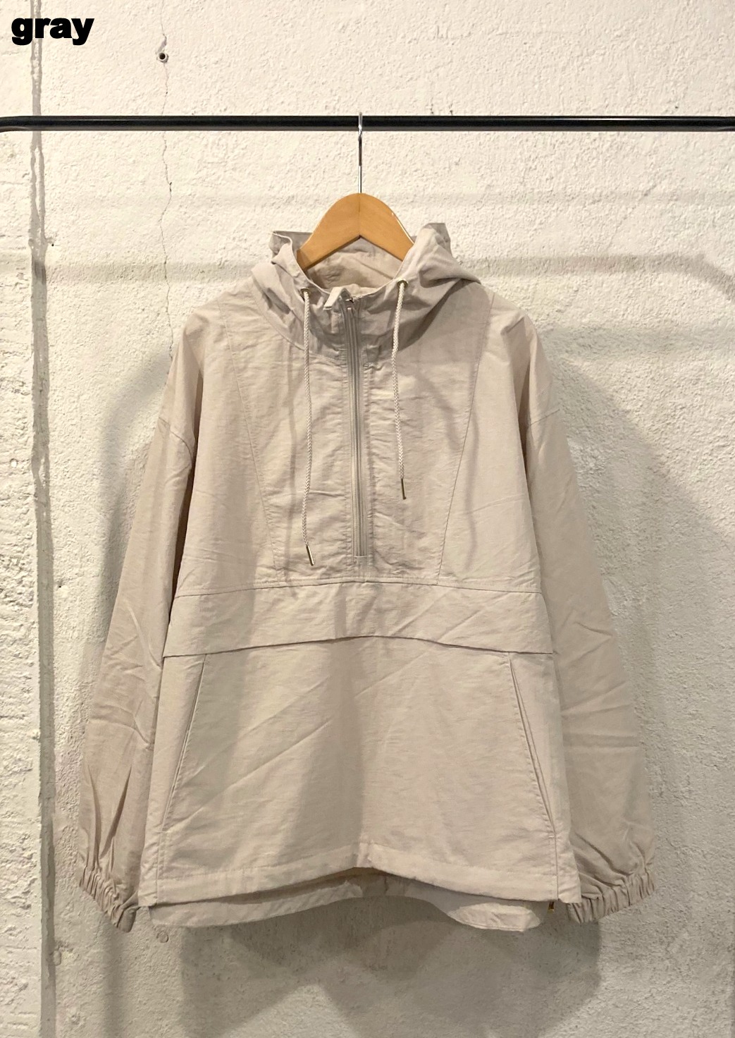 画像: 【OMNES Nylon Anorak Parka】オムネス 撥水加工ナイロン アノラックパーカー(3カラー展開)