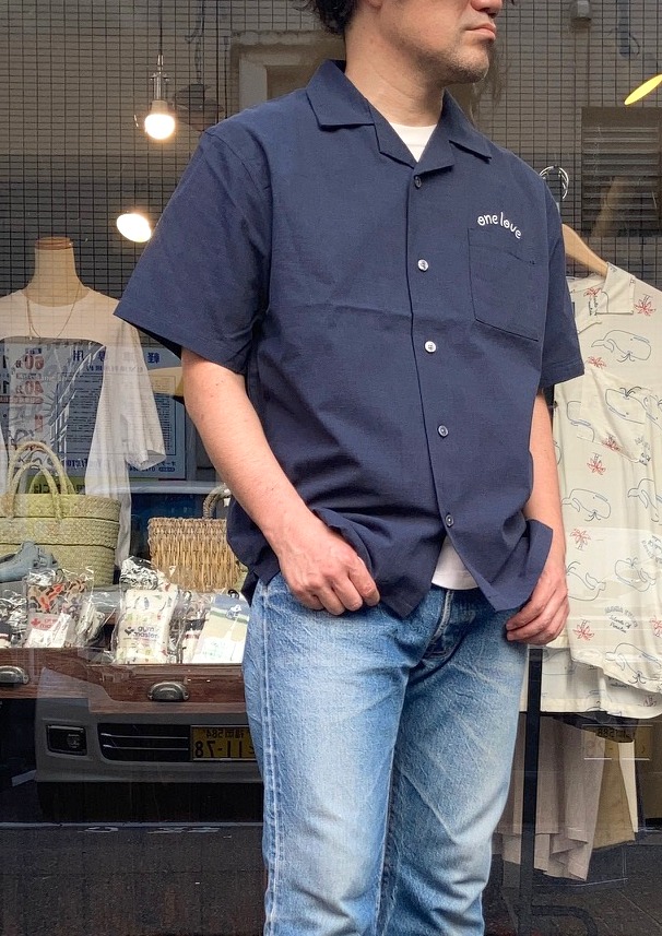 画像: 【gym master ONE LOVE Shirt】ジムマスター ONE LOVE刺繍シャツ(2カラー展開)