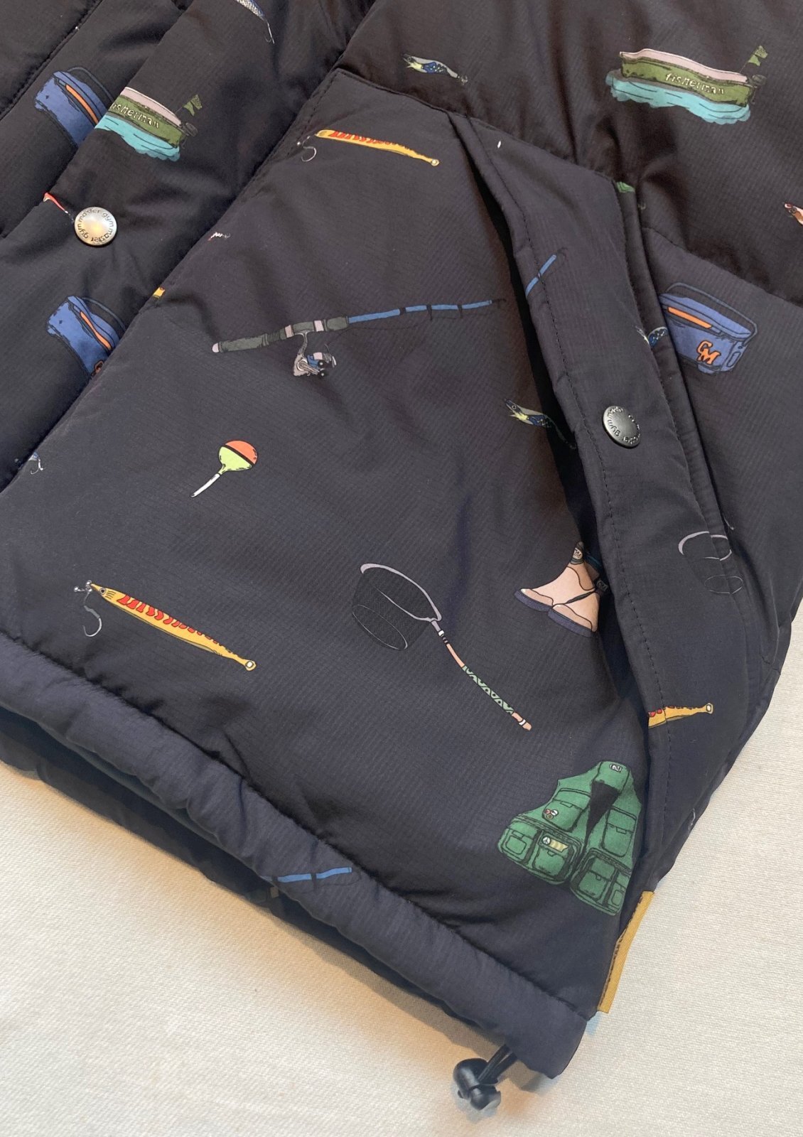 画像23: 【gym master Happy Paint 2way Stand Jacket】ジムマスター ハッピーペイント中綿 2way スタンドジャケット(3カラー展開)