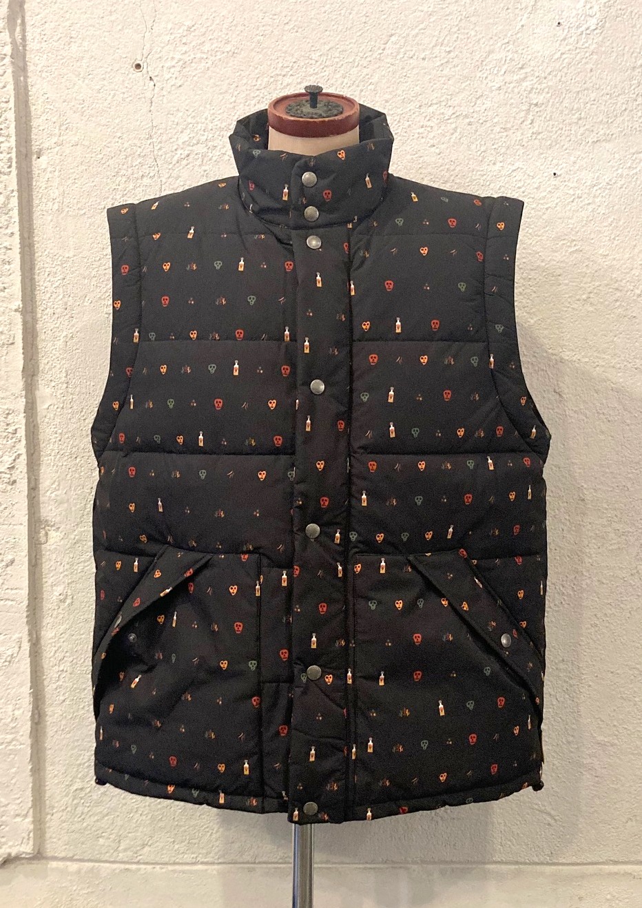 画像12: 【gym master Happy Paint 2way Stand Jacket】ジムマスター ハッピーペイント中綿 2way スタンドジャケット(3カラー展開)