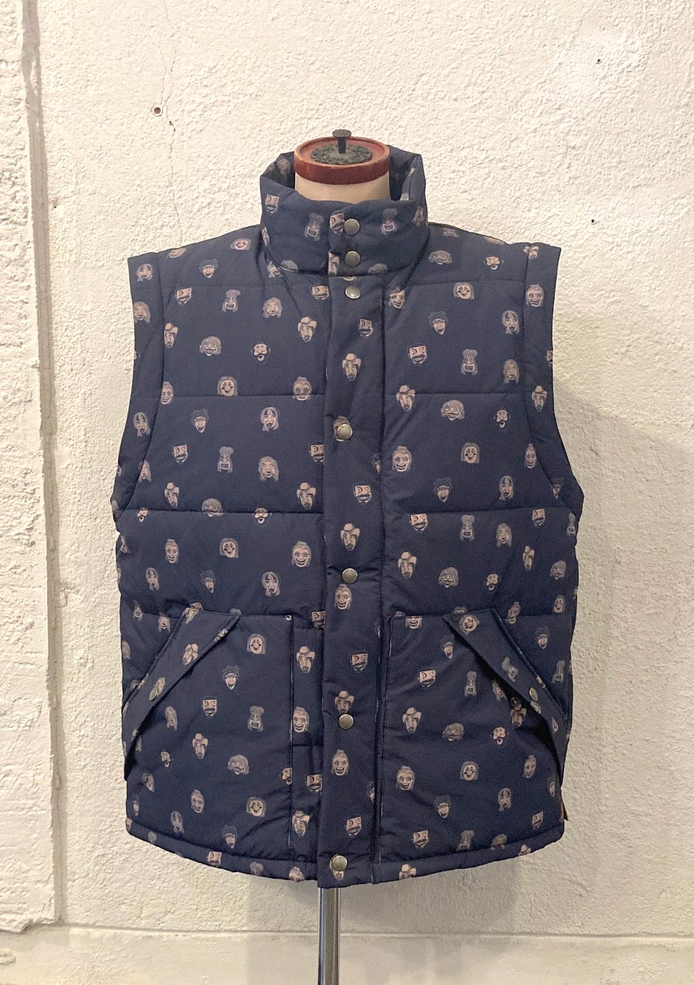 画像4: 【gym master Happy Paint 2way Stand Jacket】ジムマスター ハッピーペイント中綿 2way スタンドジャケット(3カラー展開)