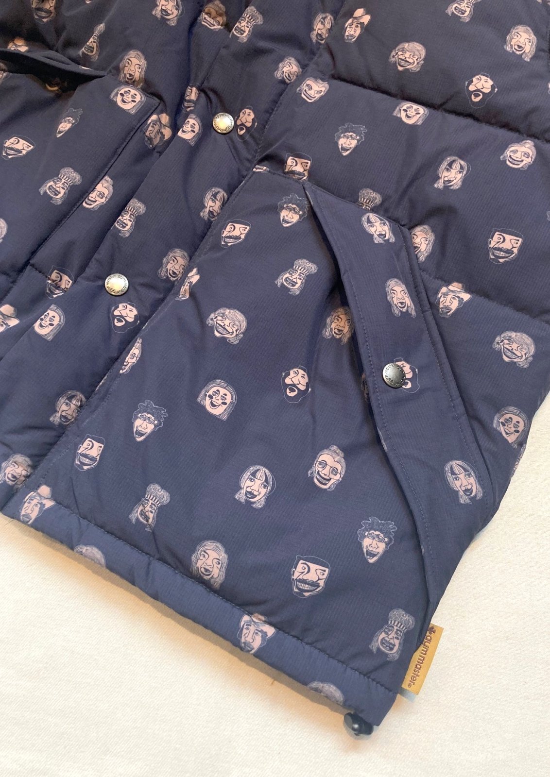 画像7: 【gym master Happy Paint 2way Stand Jacket】ジムマスター ハッピーペイント中綿 2way スタンドジャケット(3カラー展開)