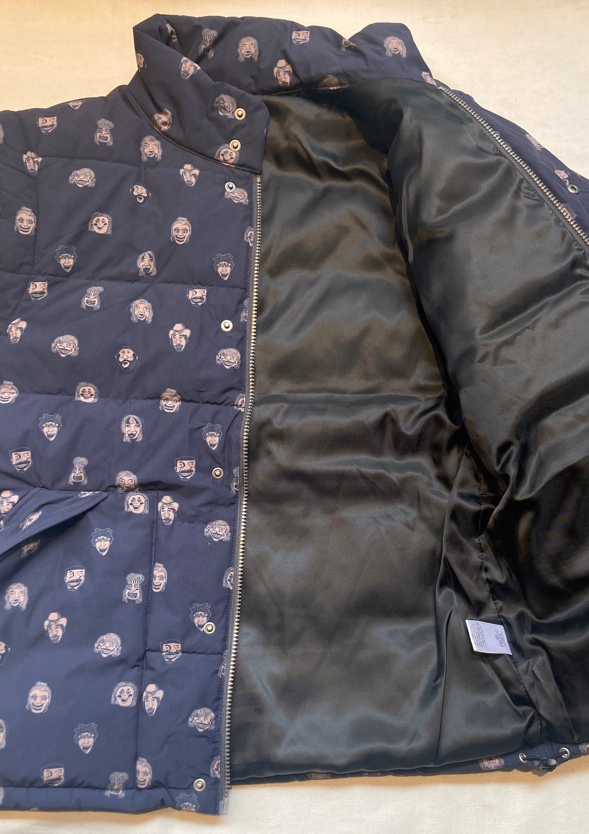 画像5: 【gym master Happy Paint 2way Stand Jacket】ジムマスター ハッピーペイント中綿 2way スタンドジャケット(3カラー展開)