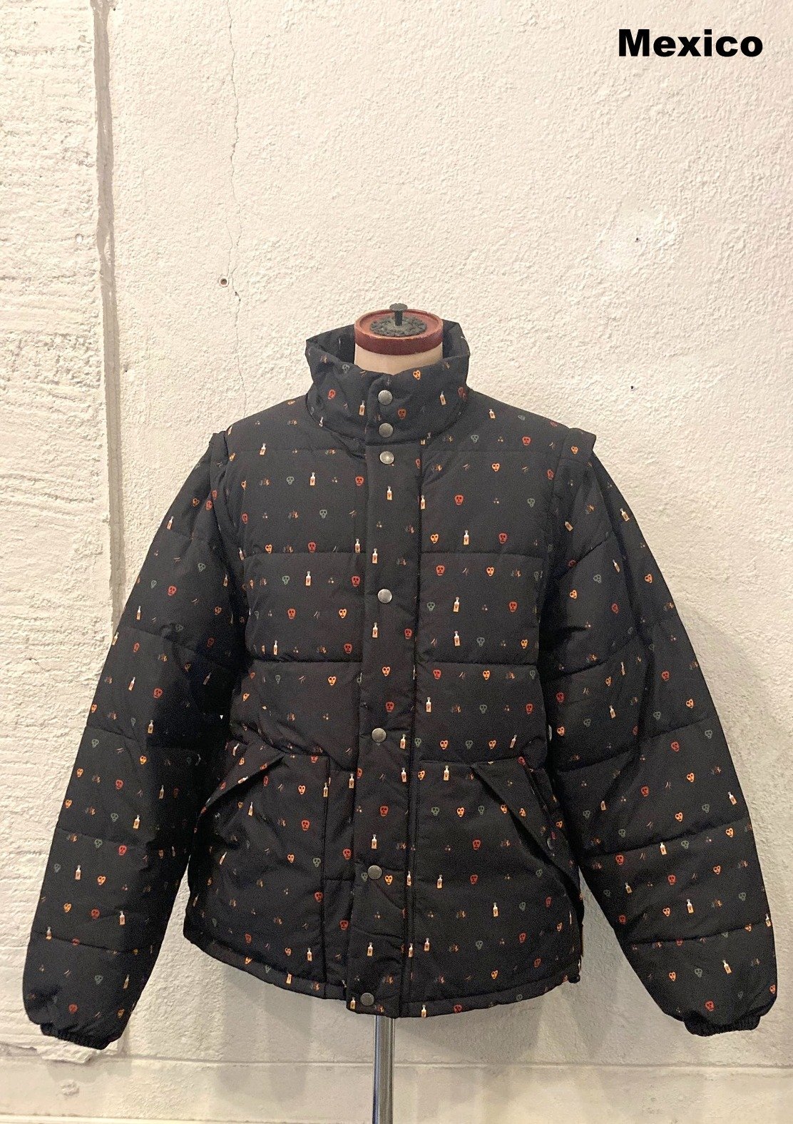 画像: 【gym master Happy Paint 2way Stand Jacket】ジムマスター ハッピーペイント中綿 2way スタンドジャケット(3カラー展開)