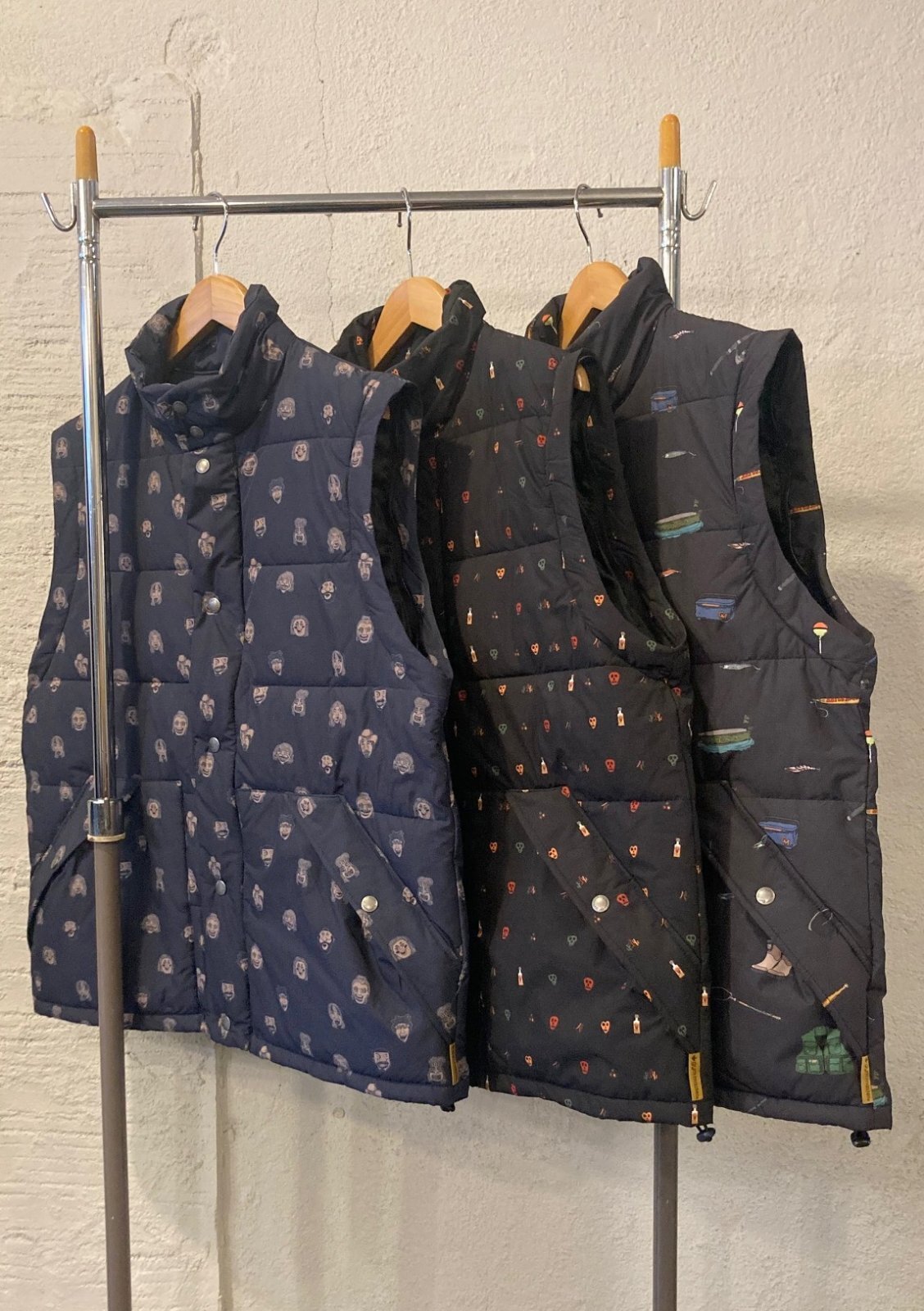 画像2: 【gym master Happy Paint 2way Stand Jacket】ジムマスター ハッピーペイント中綿 2way スタンドジャケット(3カラー展開)