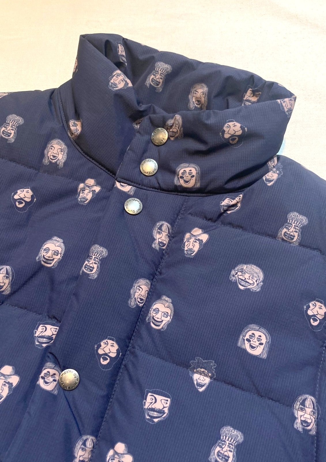 画像6: 【gym master Happy Paint 2way Stand Jacket】ジムマスター ハッピーペイント中綿 2way スタンドジャケット(3カラー展開)