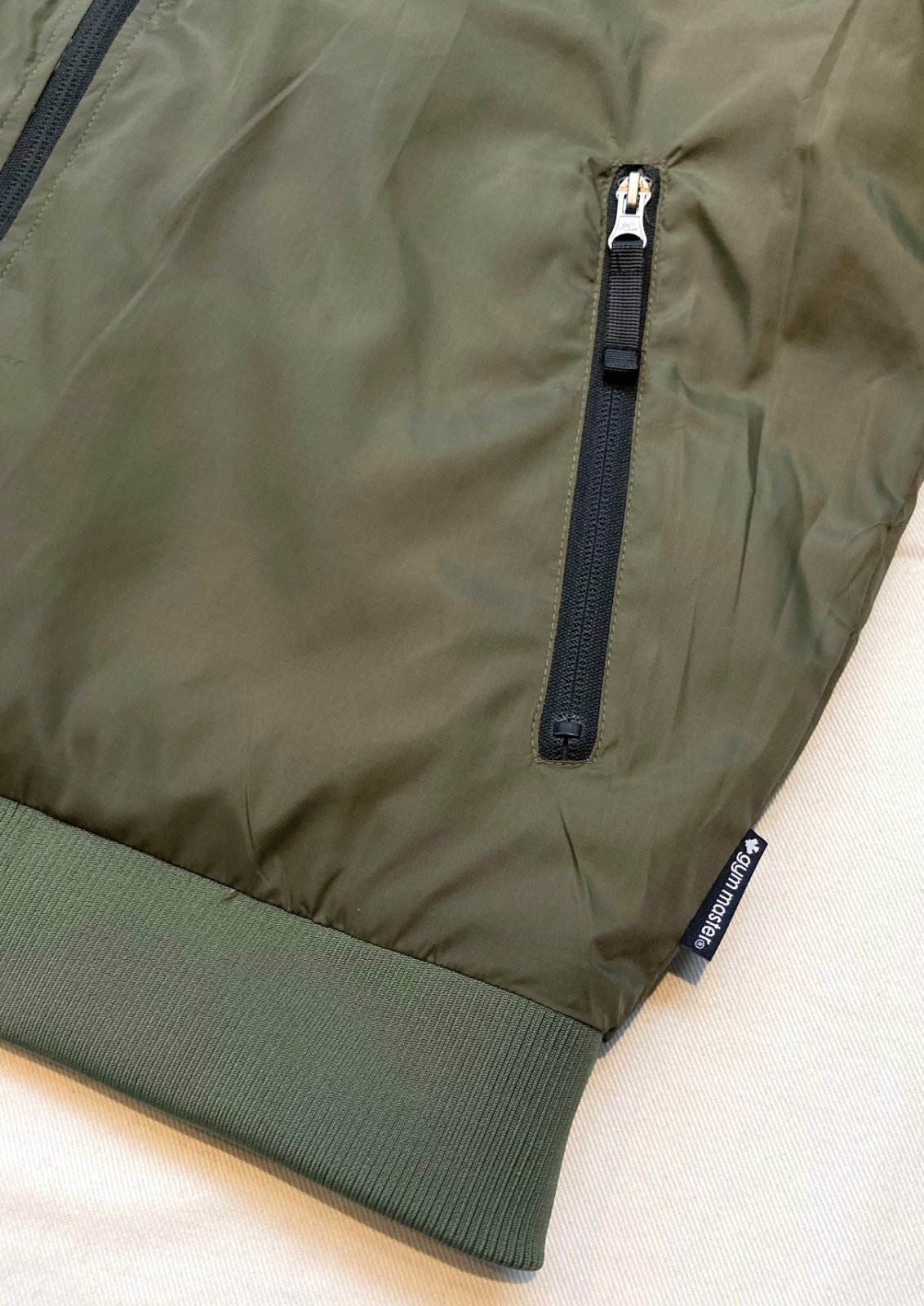 画像9: 【gym master reversible mountain quilting zip jacket】ジムマスター リバーシブル マウンテン キルテイングジップジャケット(olive)
