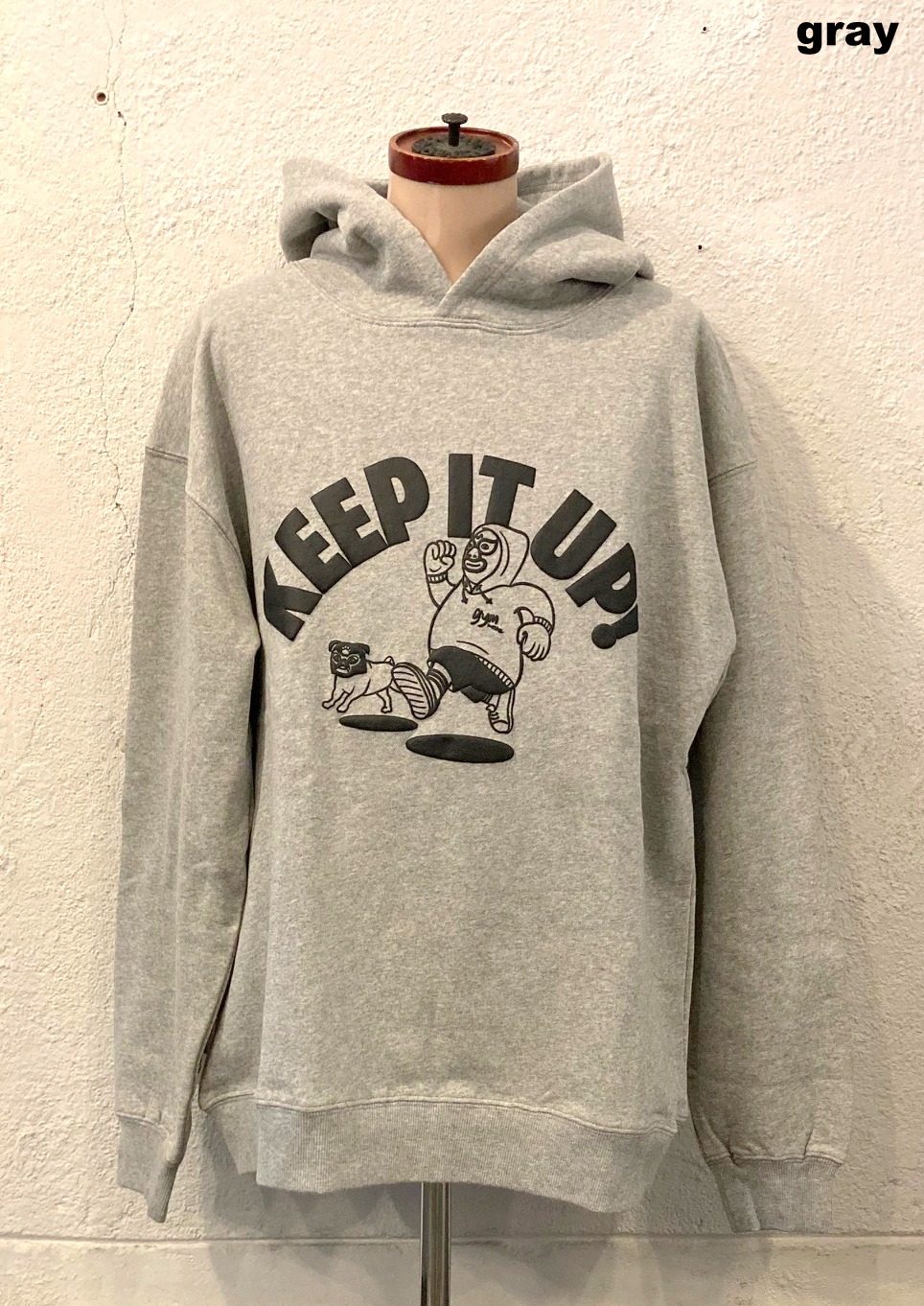 画像2: 【gym master 10.3oz KEEP IT Sweat Pullover Parka】ジムマスター 10.3オンス スウエット プルオーバー パーカー(2カラー展開)