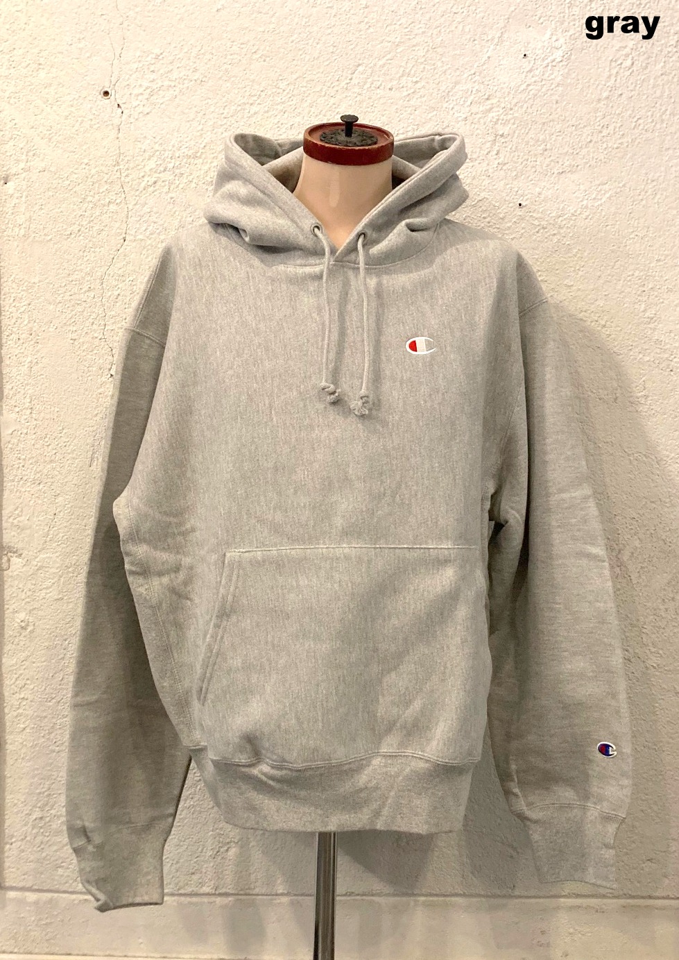 画像4: 【champion reverse-weave one-point pullover parka/ USA Line】チャンピオン リバースウィーブ ワンポイント プルオーバー パーカー/ アメリカ企画(2カラー展開)