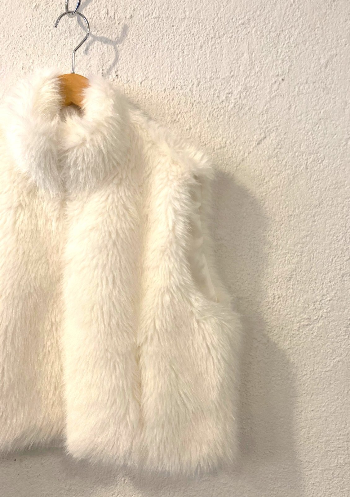 画像1: 【Import Far Vest】インポート ファーベスト(white)